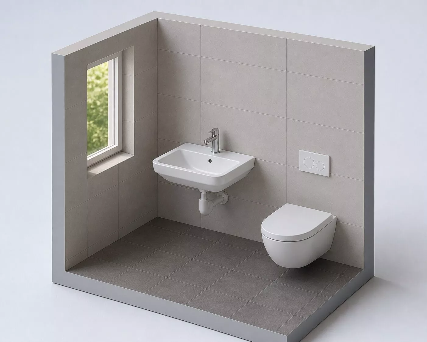 Diorama Bath Sink STL File 3D print model