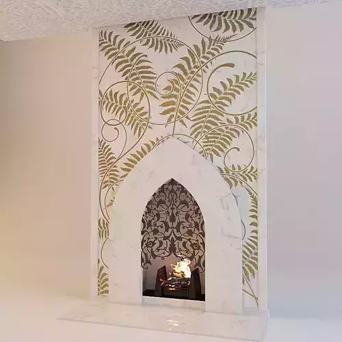 Oriental Fireplace