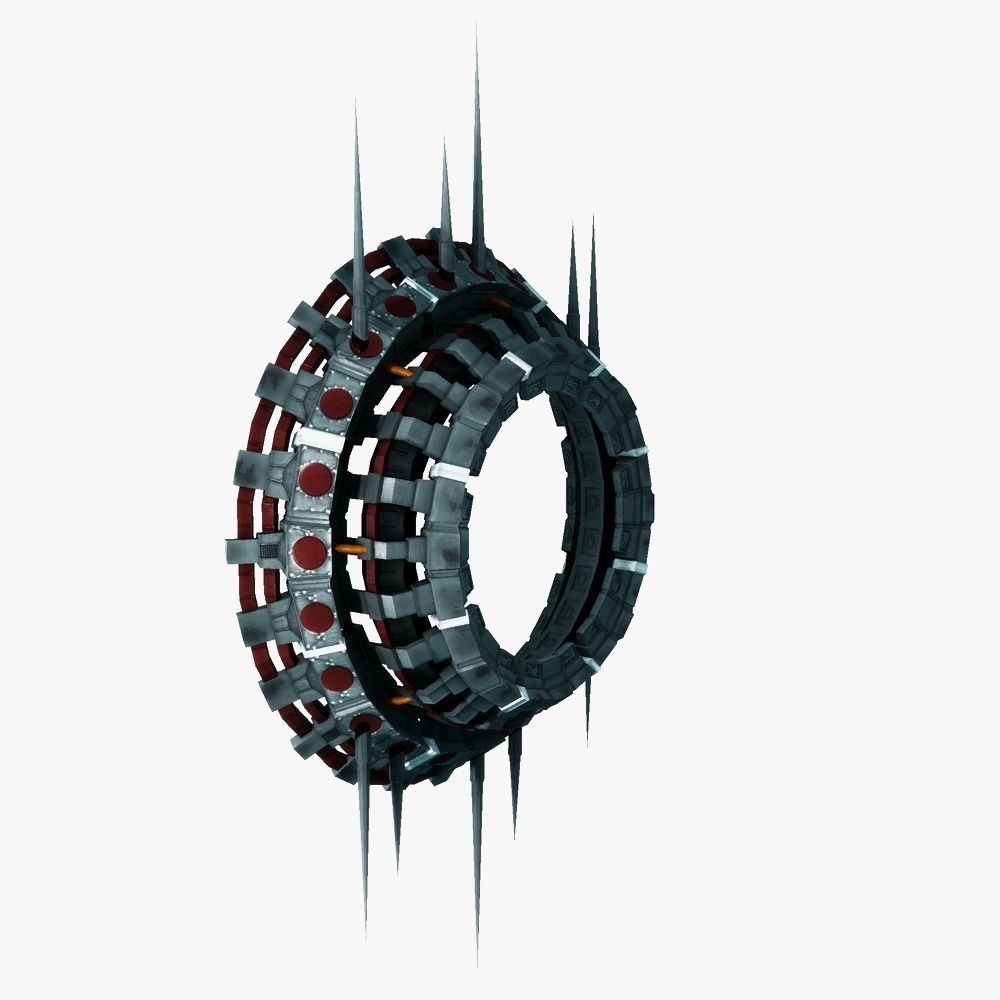 Star gates 3 low poly Low-poly 3D model_3