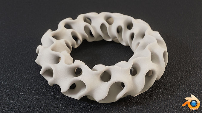 Gyroid Torus 3D print model