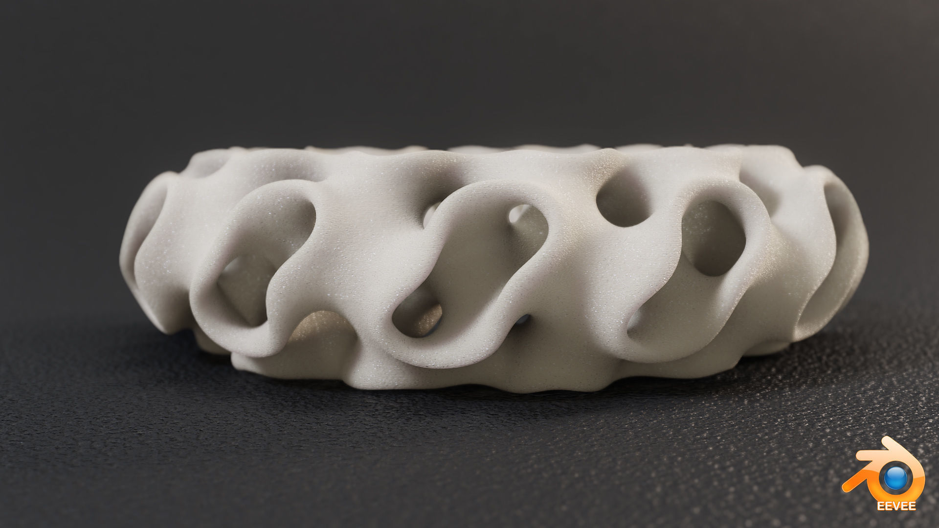 Gyroid Torus 3D print model_4