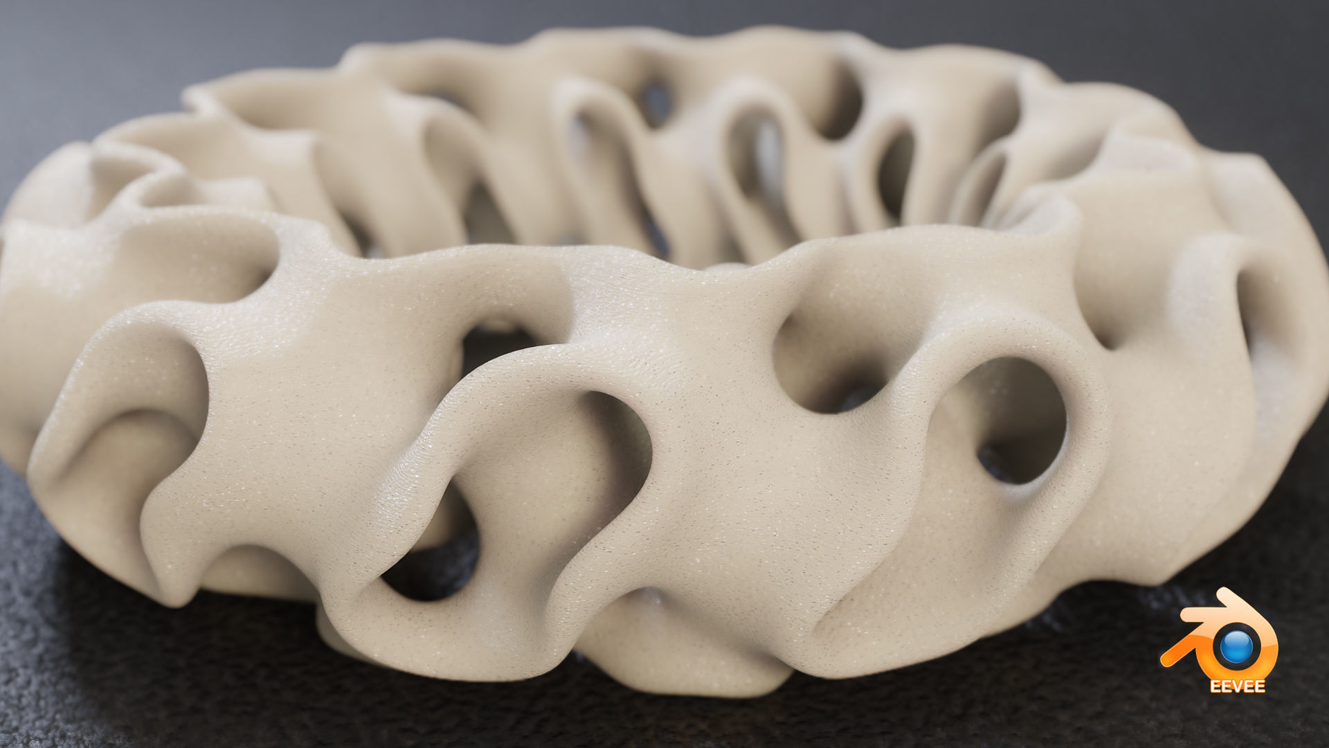 Gyroid Torus 3D print model_5