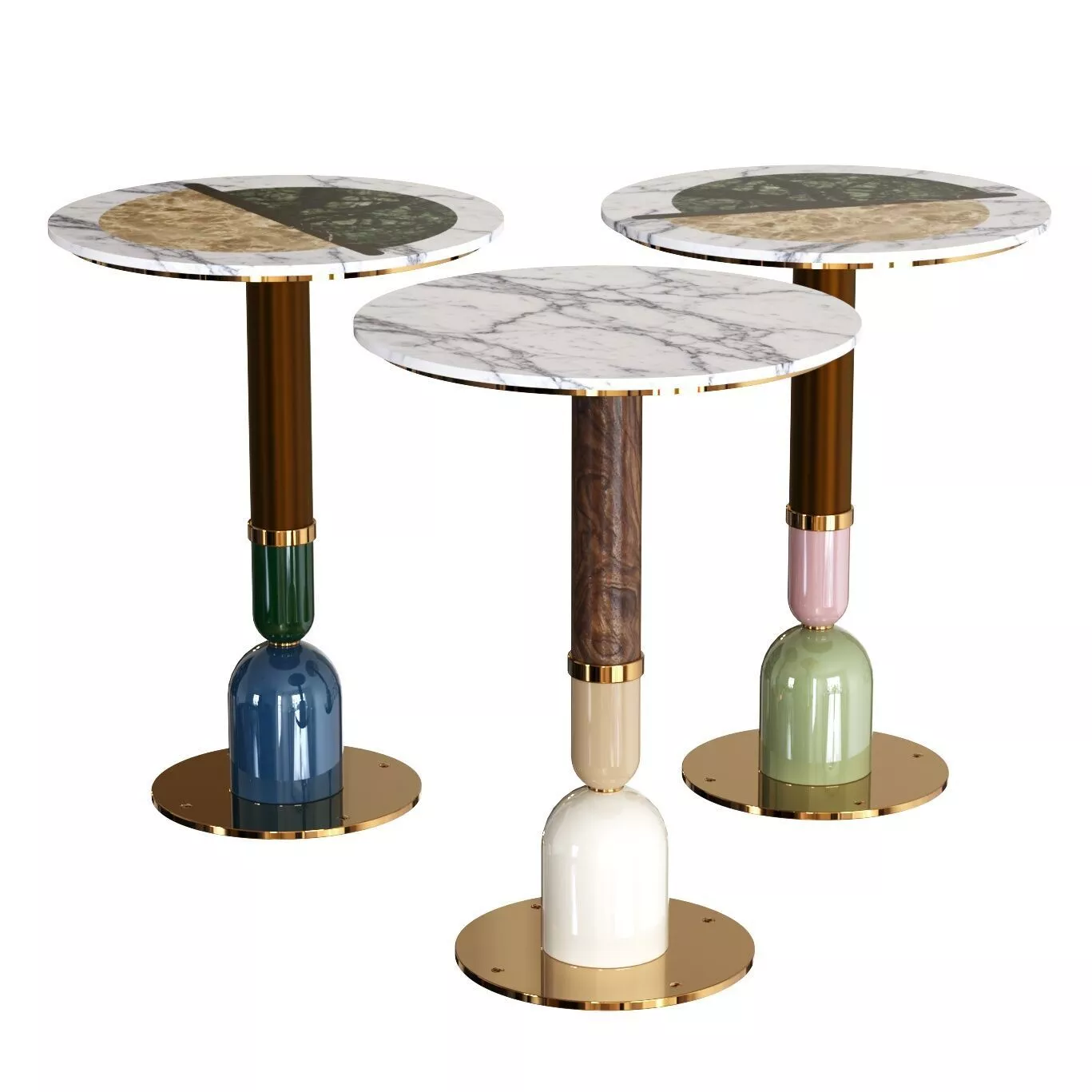 Mezzo Foster Bar Table 3D model
