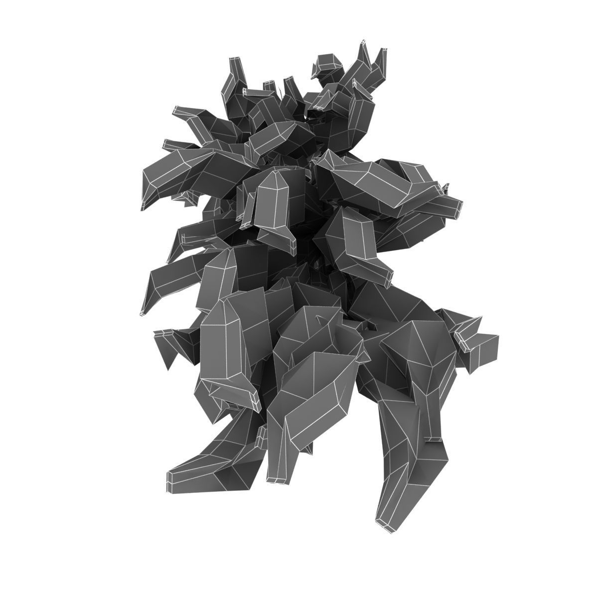 A bundle of red pepper 3D model_9