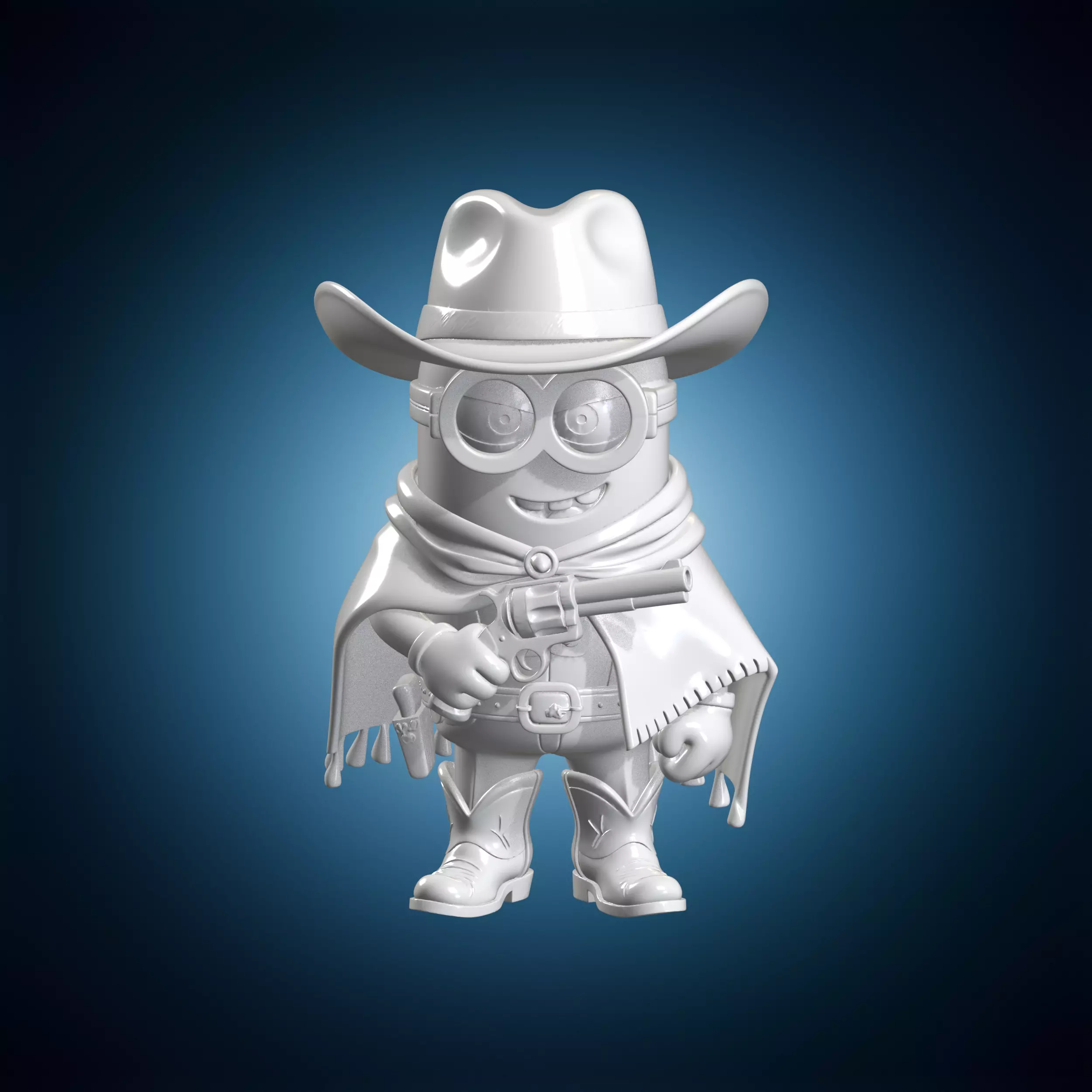 Outlaw Minion 3D Print Model Figurine 3D print model