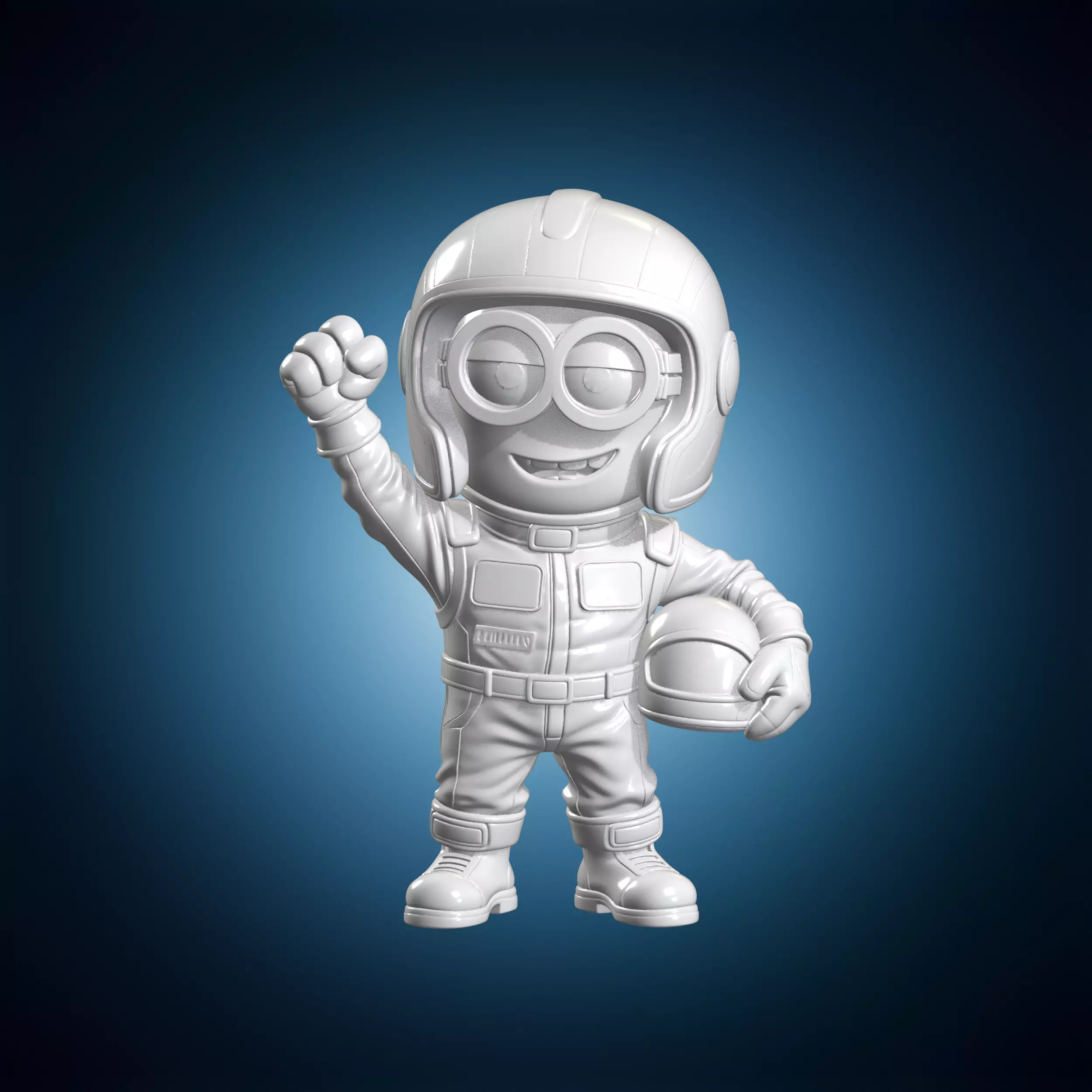 Race Minion 3D Print Model Figurine 3D print model