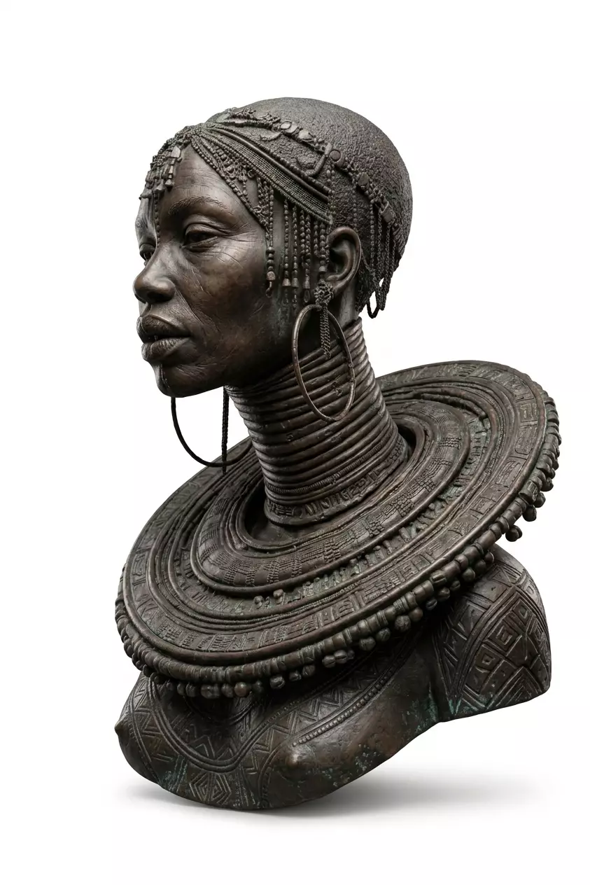 3D Print African Native Woman 3D print model