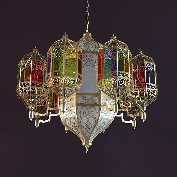 Oriental Lamp 001S-8 3D model_0