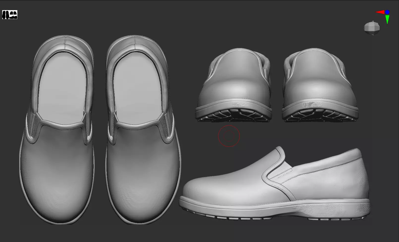 High poly Shoes 3D print model