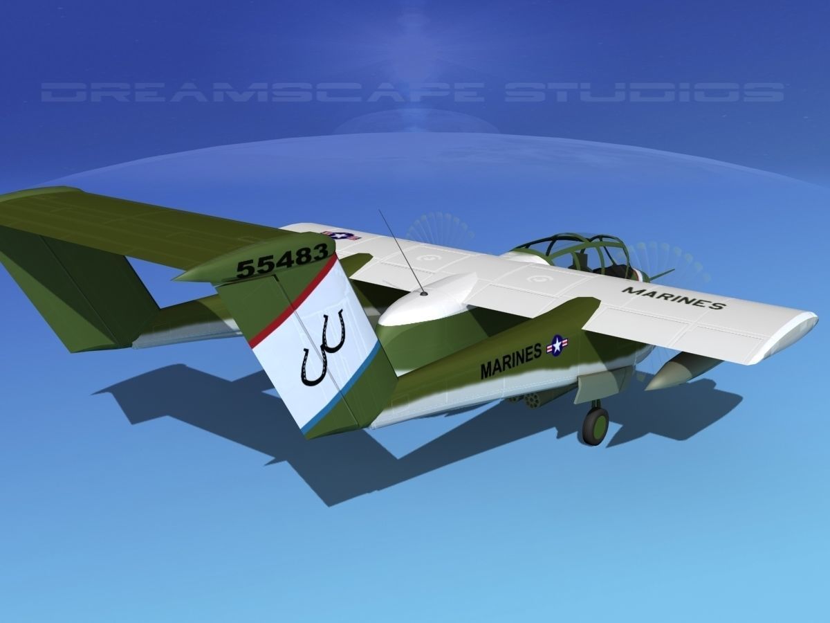 Rockwell OV-10 Bronco USMC 1 3D model_5