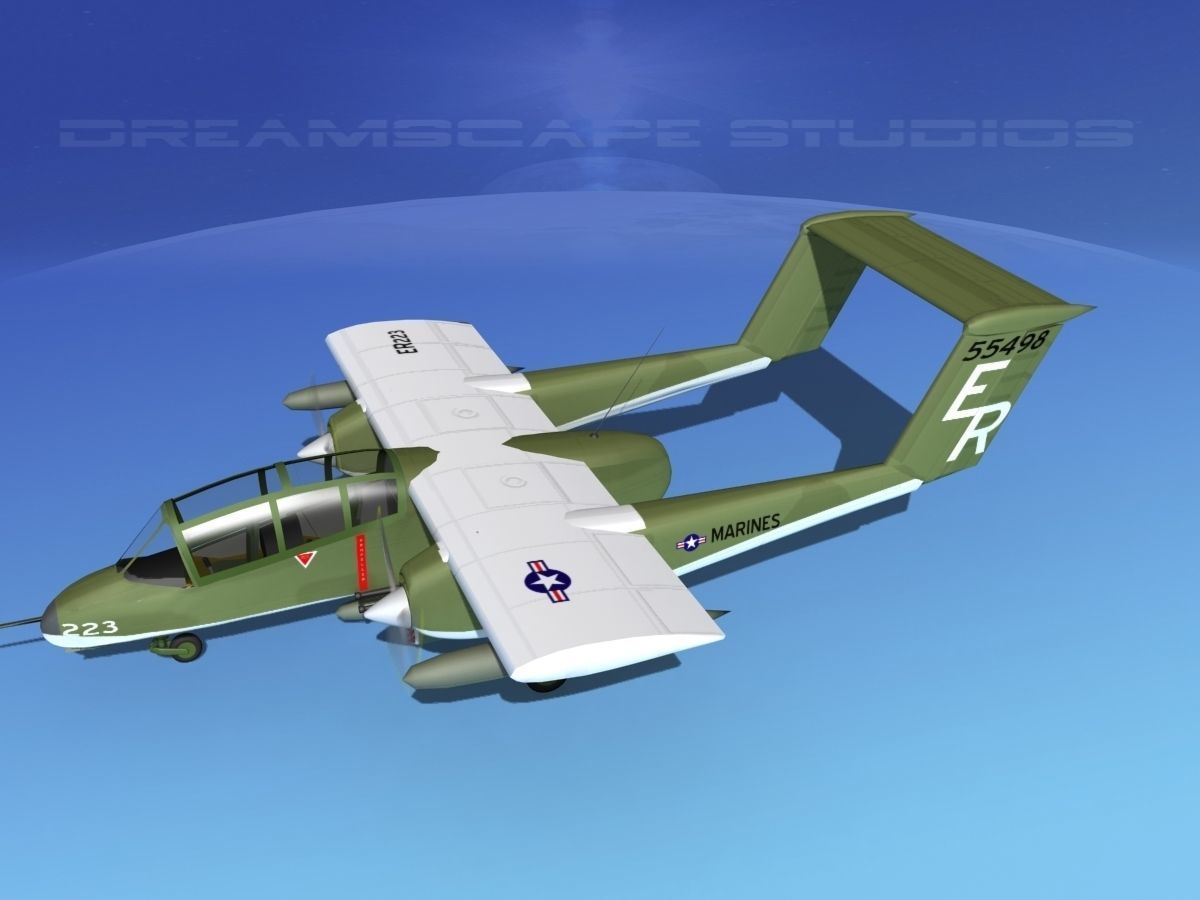 Rockwell OV-10 Bronco USMC 2 3D model_9