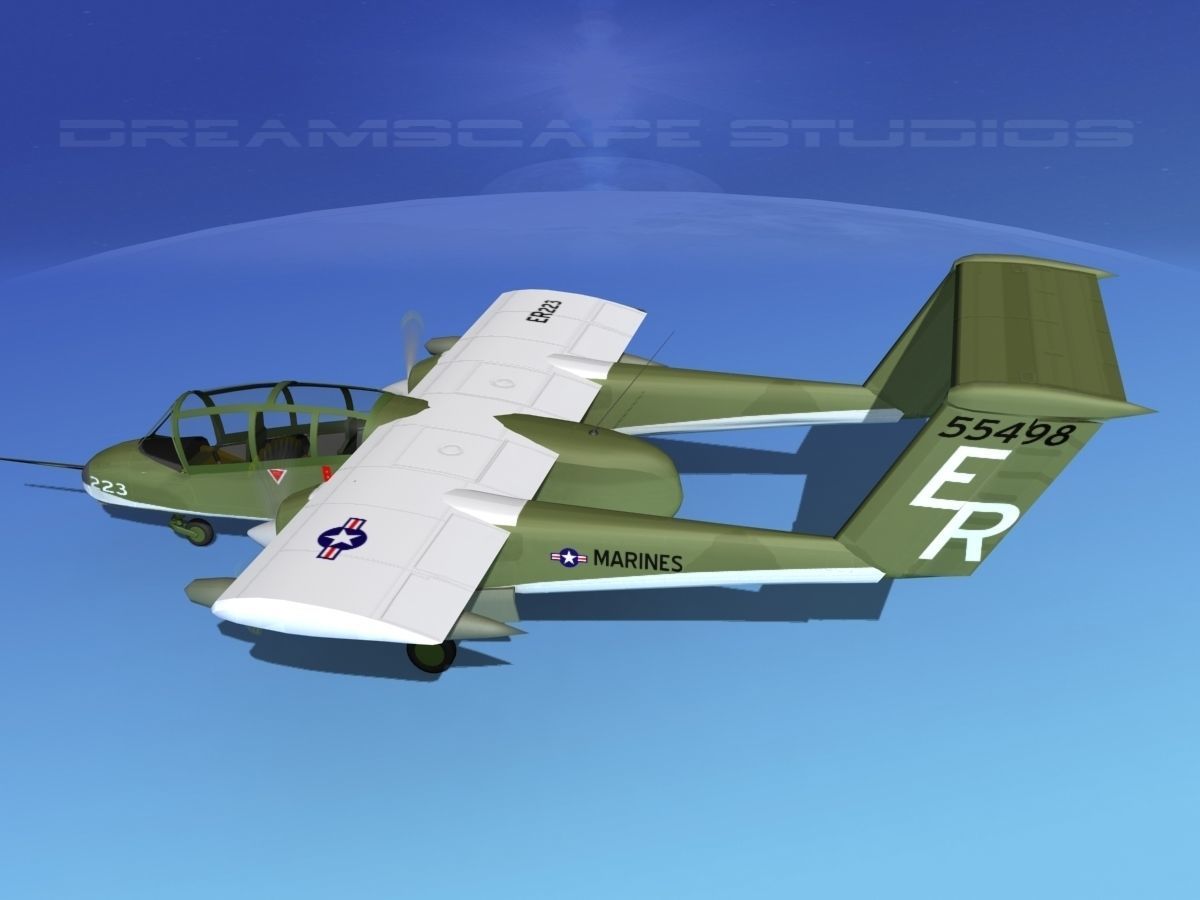 Rockwell OV-10 Bronco USMC 2 3D model_8