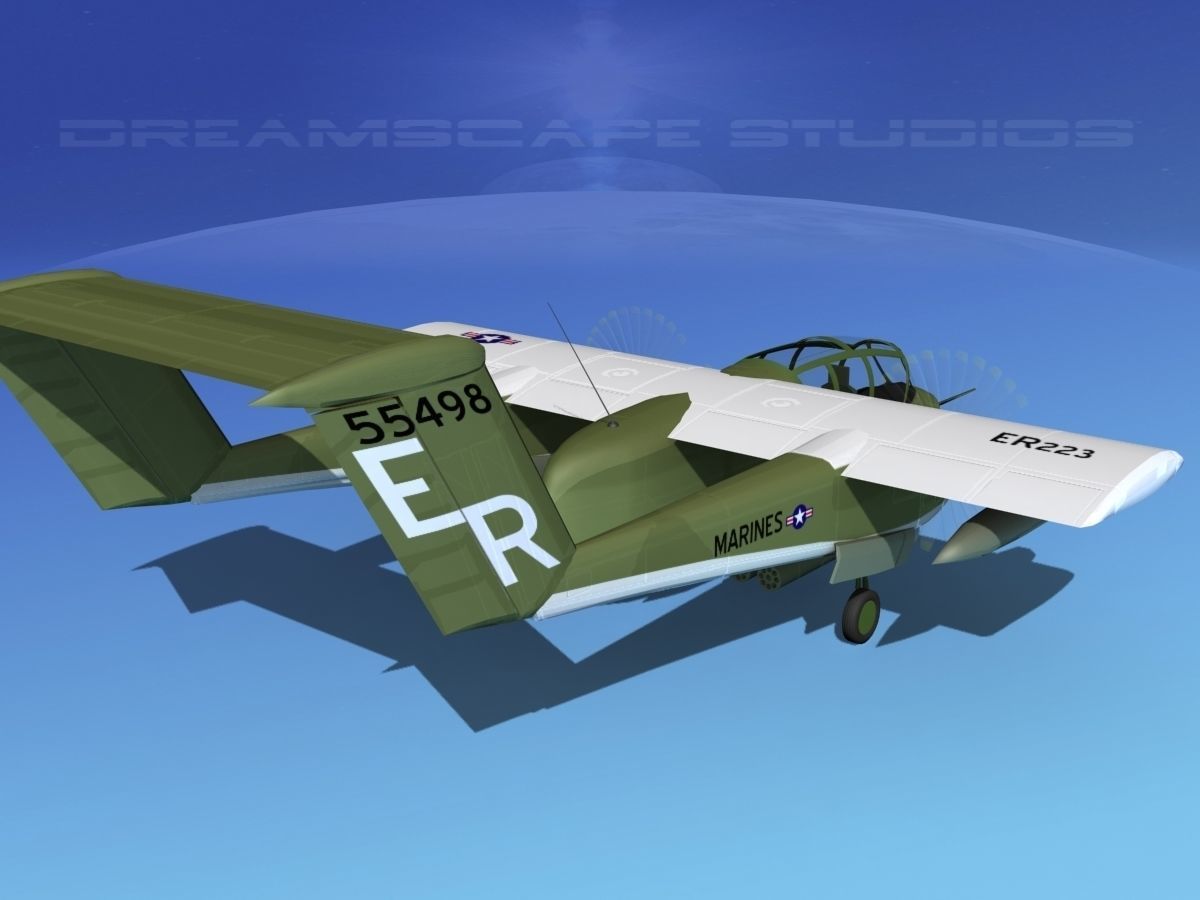 Rockwell OV-10 Bronco USMC 2 3D model_5