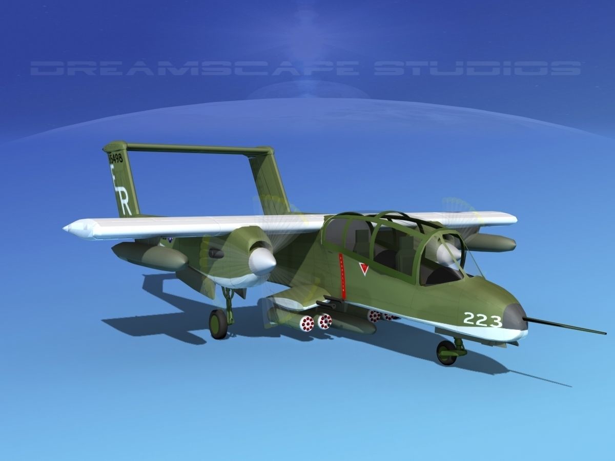 Rockwell OV-10 Bronco USMC 2 3D model_2