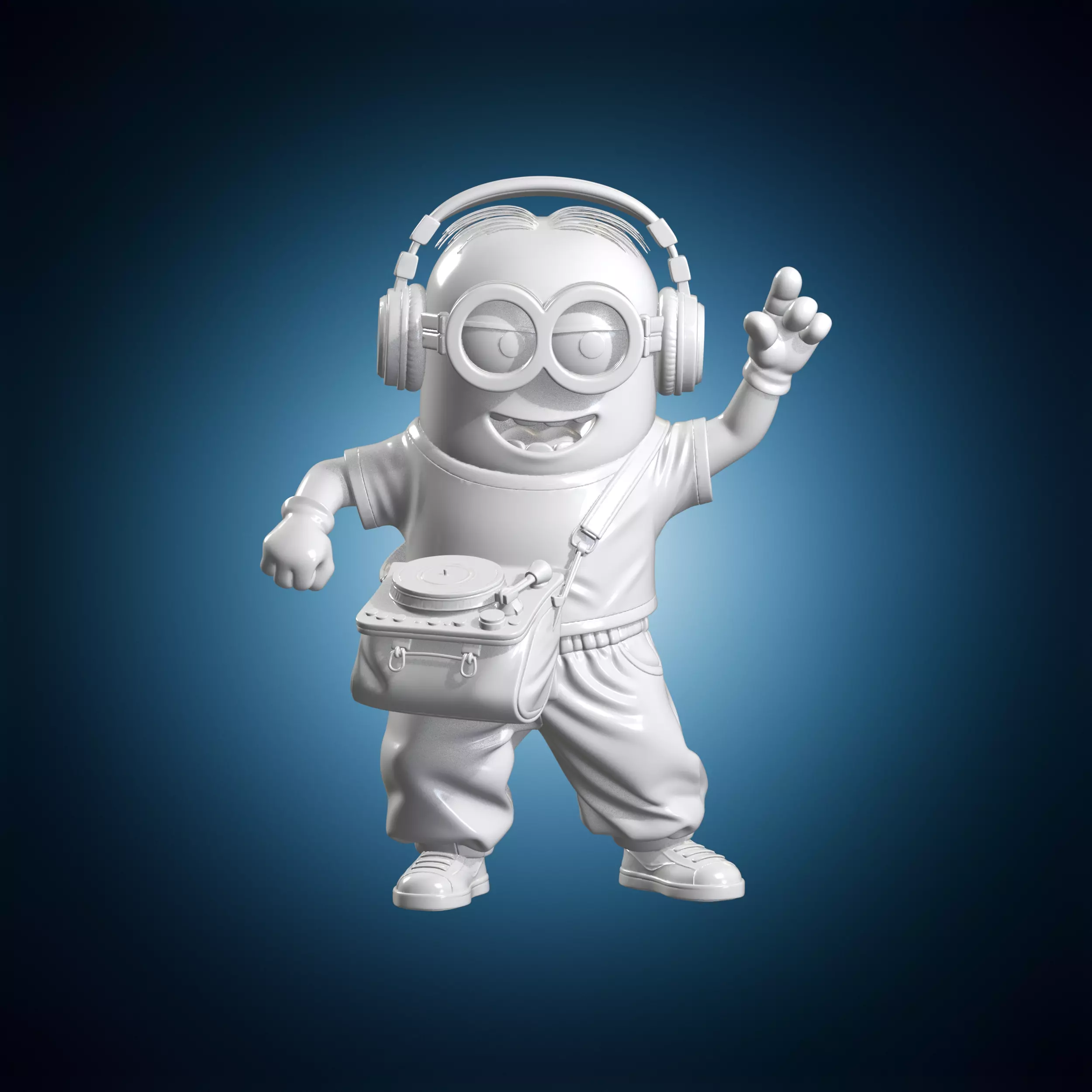 DJ Minion 3D Print Model Figurine 3D print model