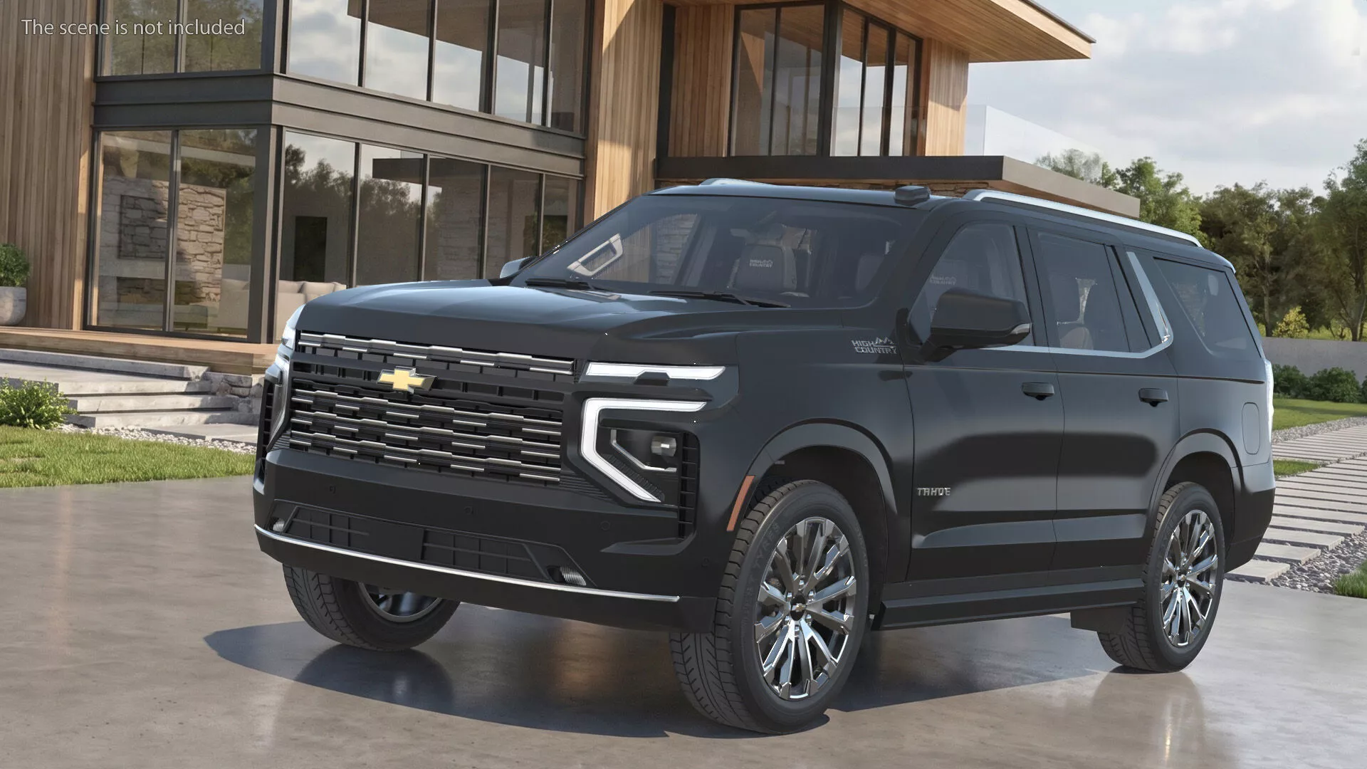 Chevrolet Tahoe 2025 Premium Sport Utility Vehicle Rigged 3D model