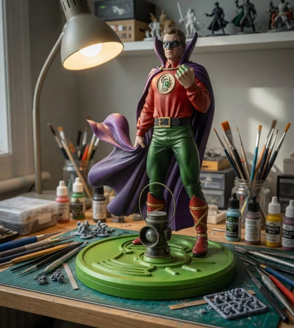 Alan Scott - The Original Green Lantern - Golden Age 3D print model