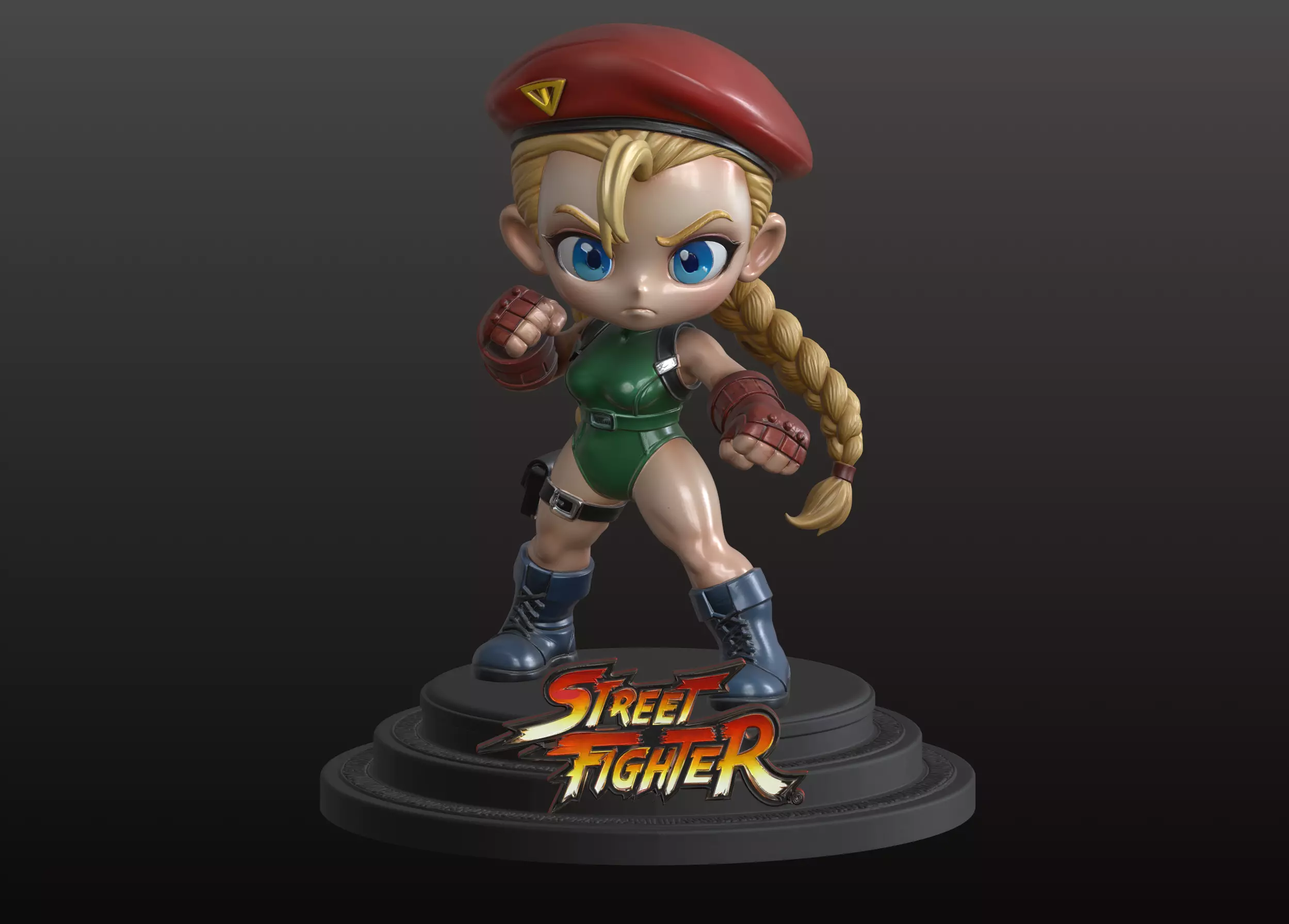 Street Fighter Chibi Collection Cammy White 1 3D print model