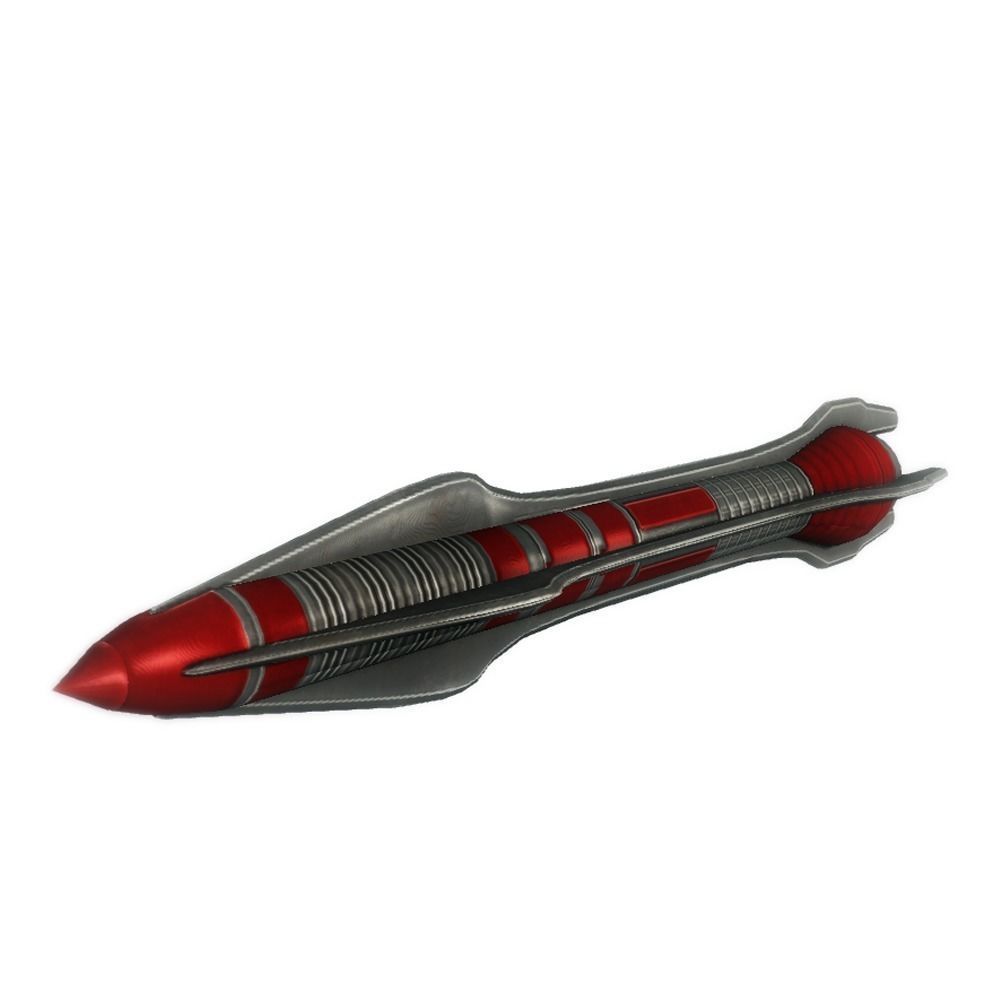 Missile 5 sci-fi low poly Low-poly 3D model_1