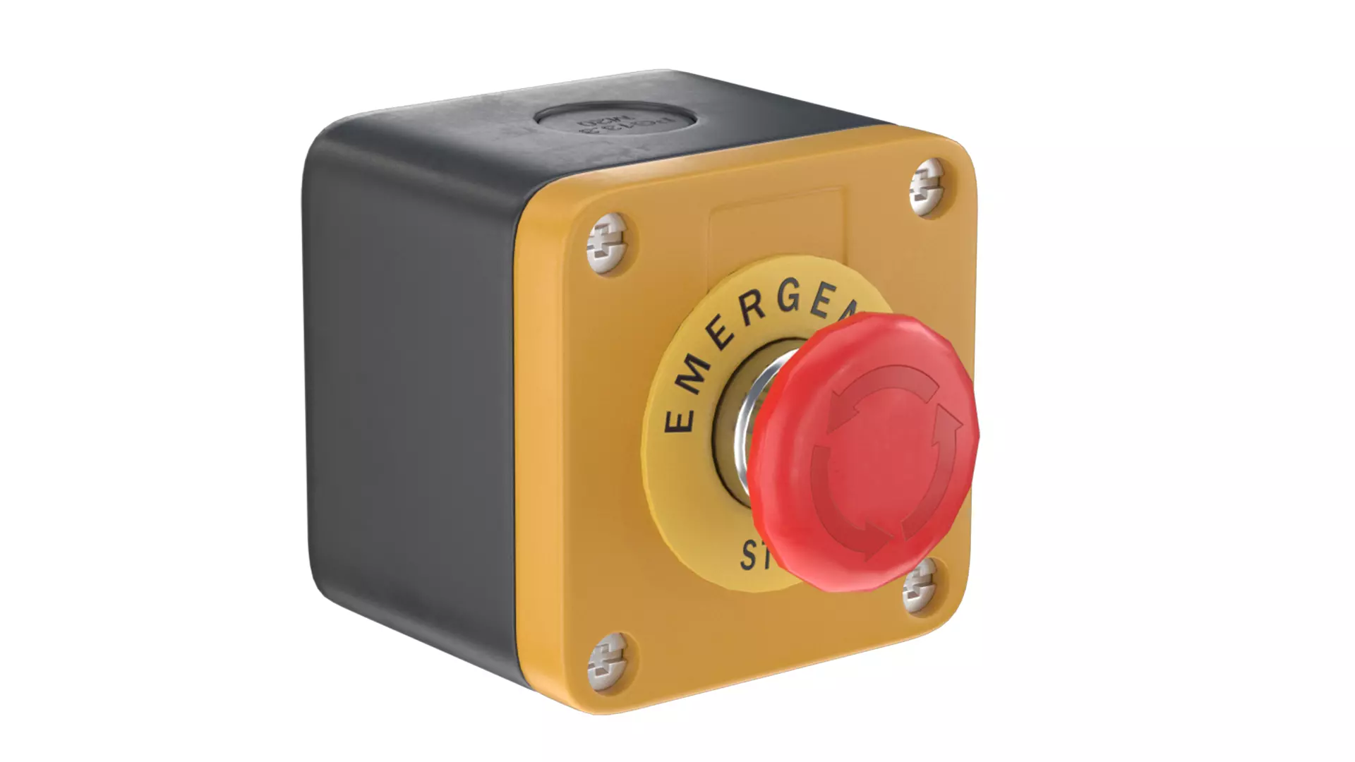 Emergency Stop Push Button 3D model