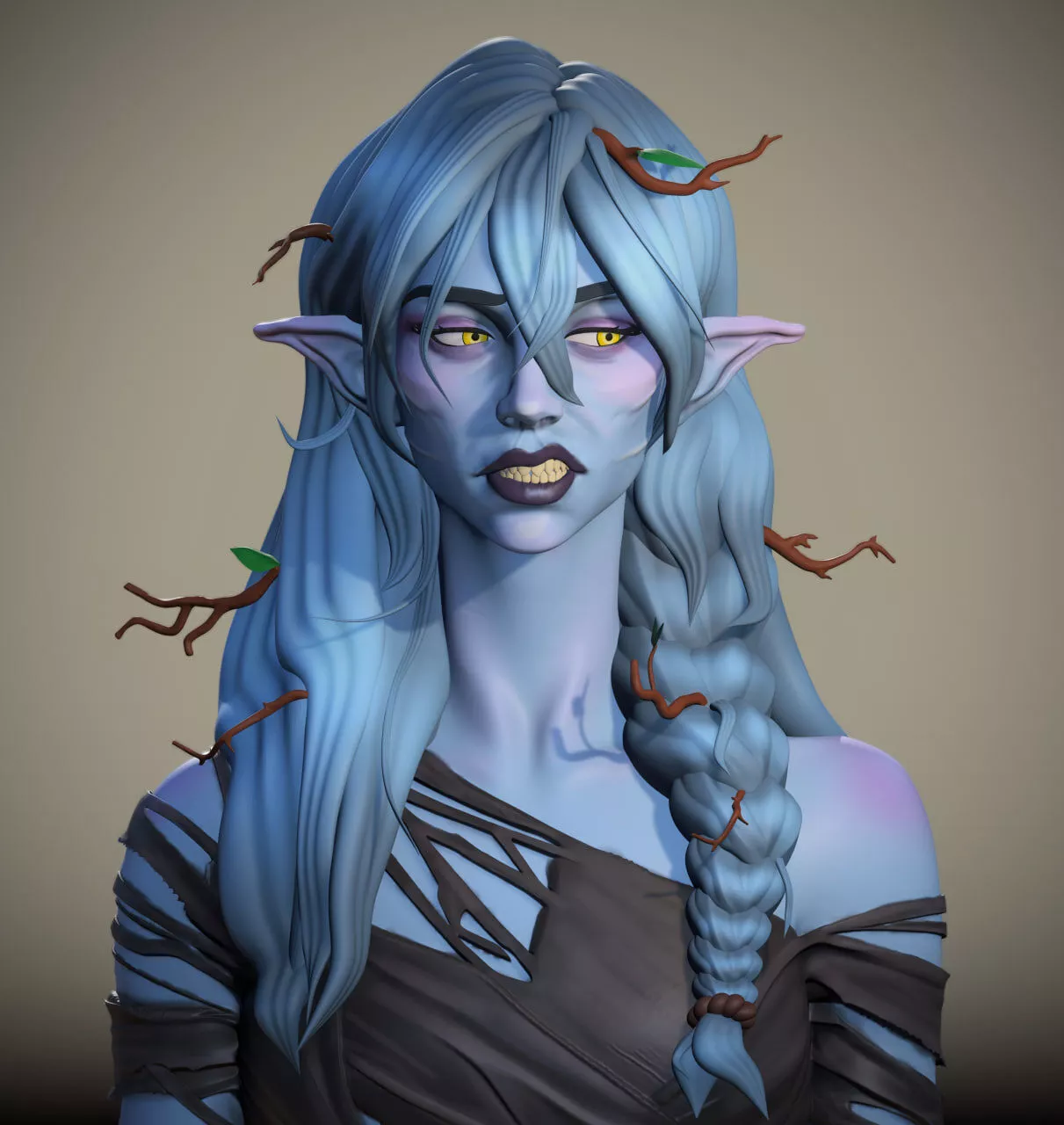 Suren The Stolen Heir High-Detail Stylized Miniatur 3D print model