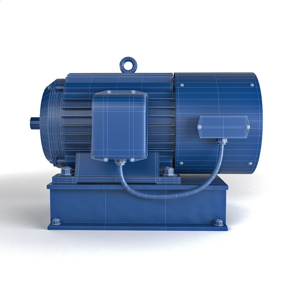 Electric motor 3D model_7
