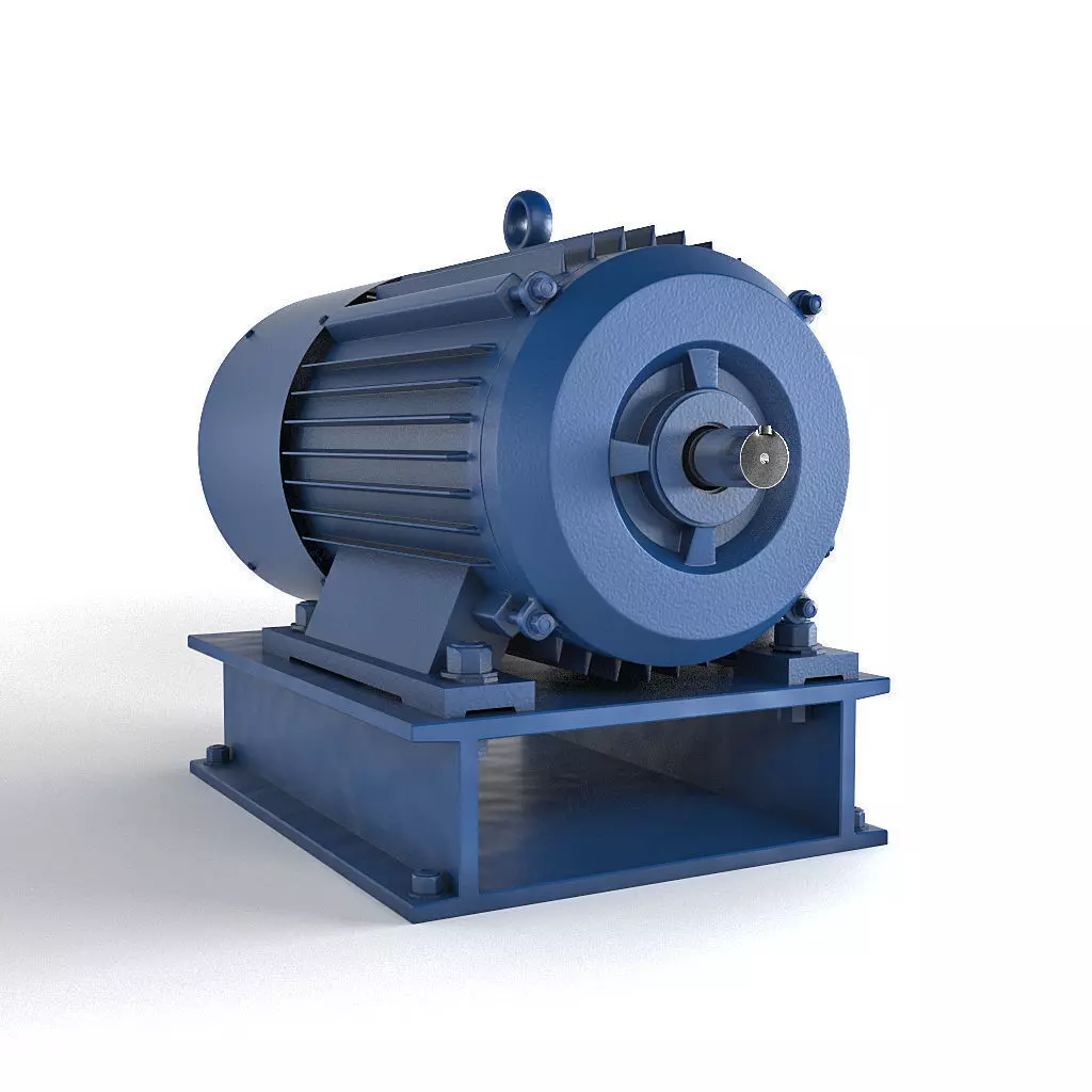 Electric motor 3D model_0