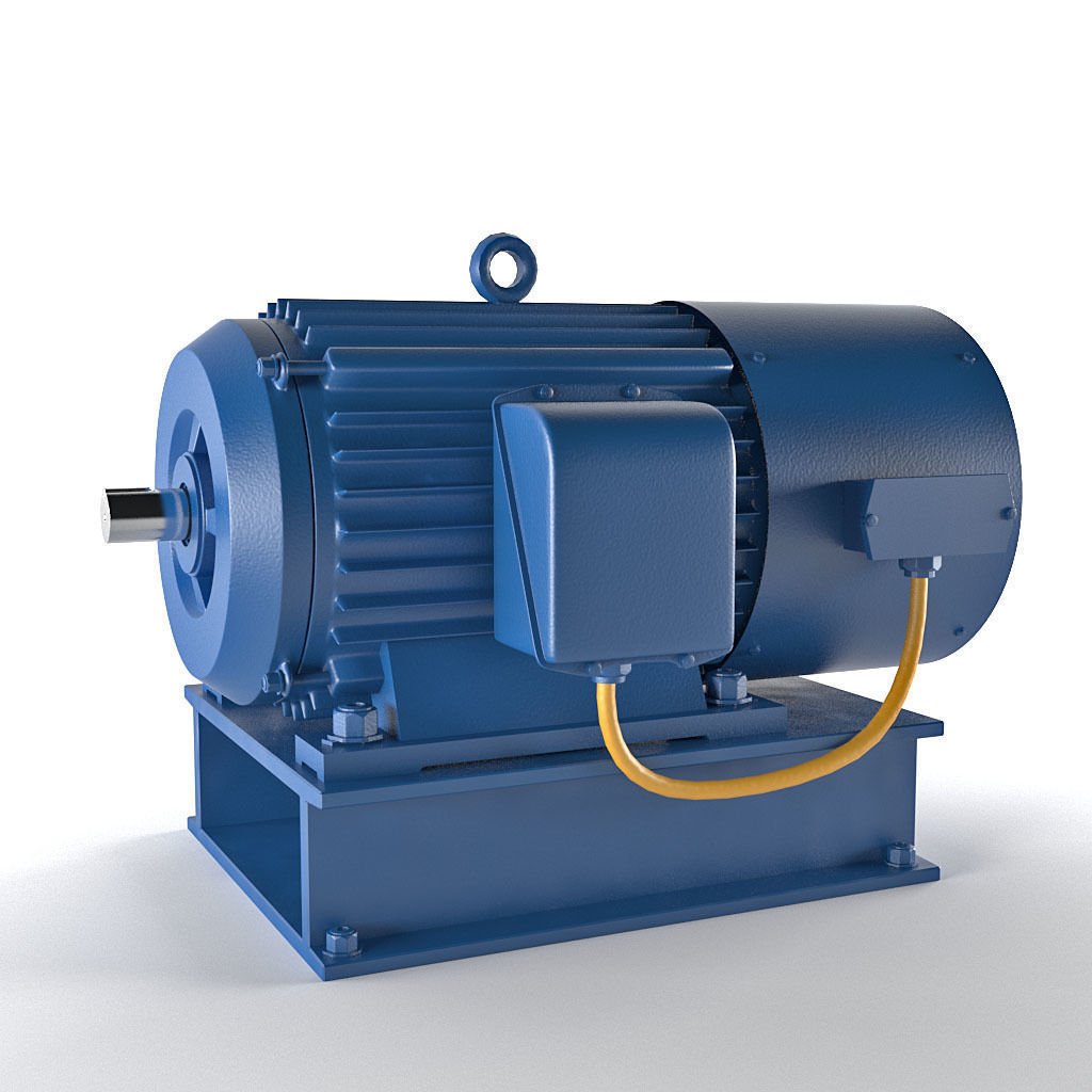 Electric motor 3D model_8