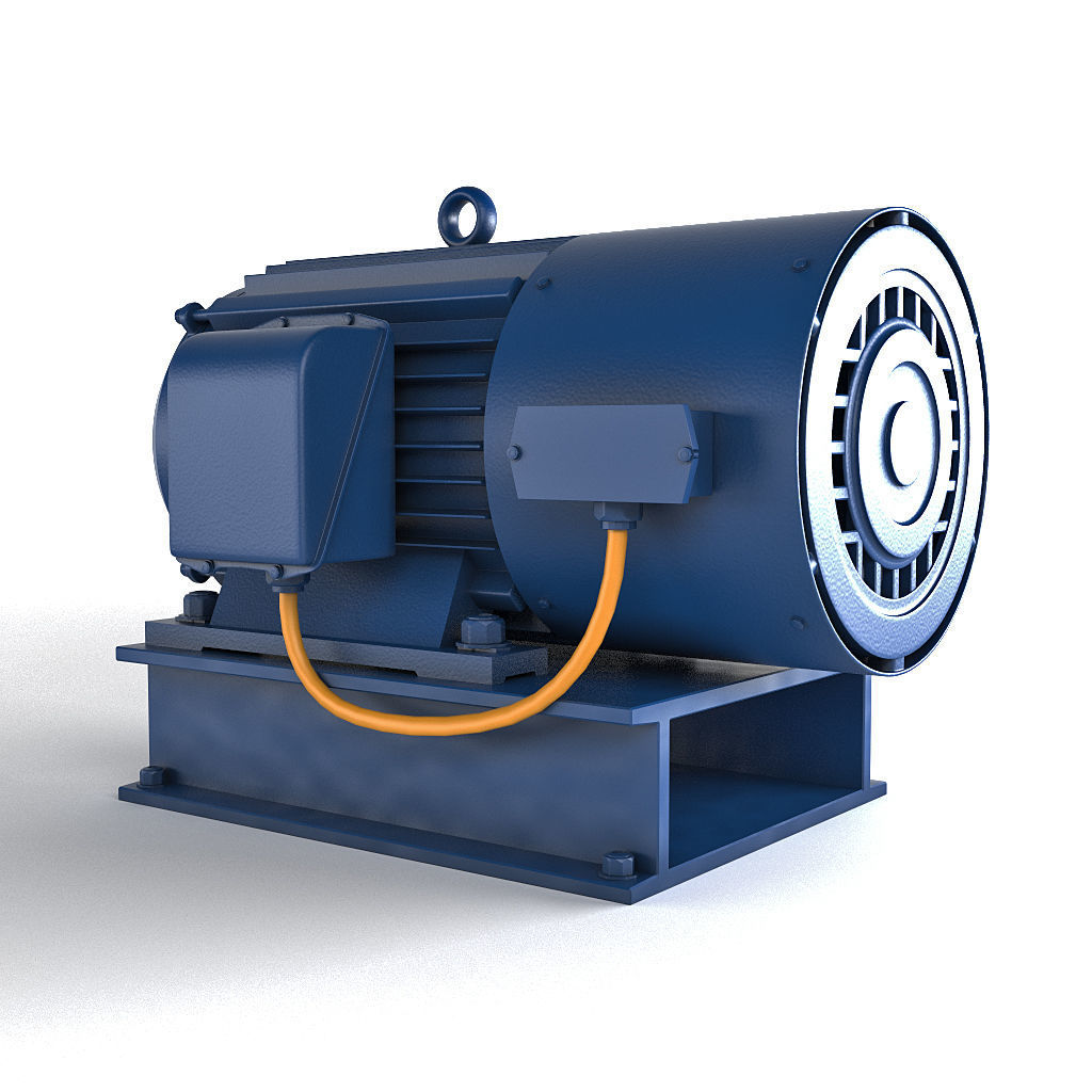 Electric motor 3D model_9