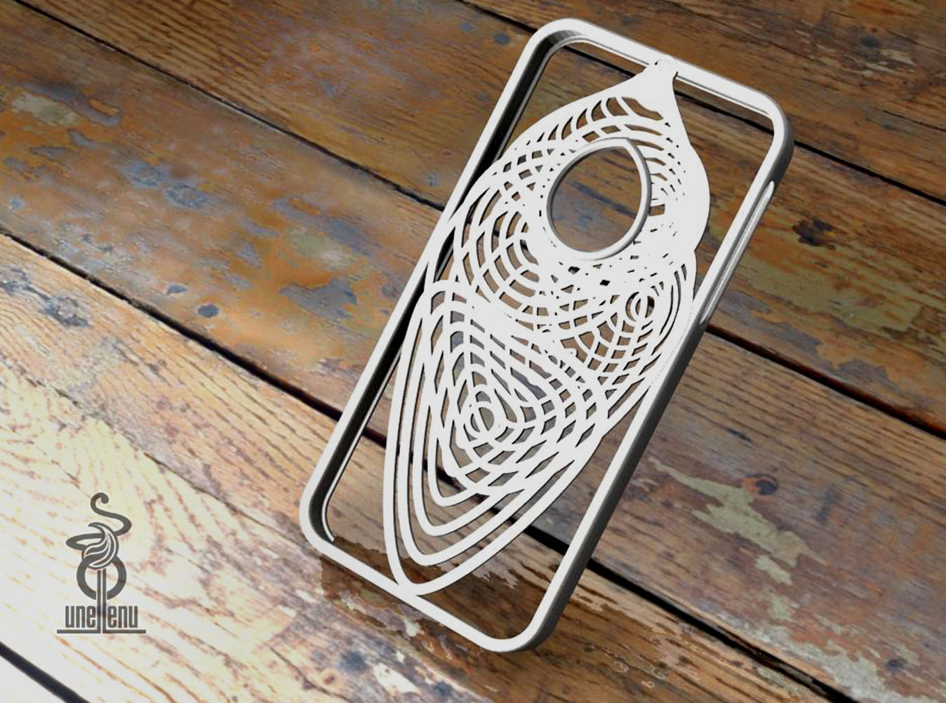 Cocoon iphone 5 case 3D print model_5