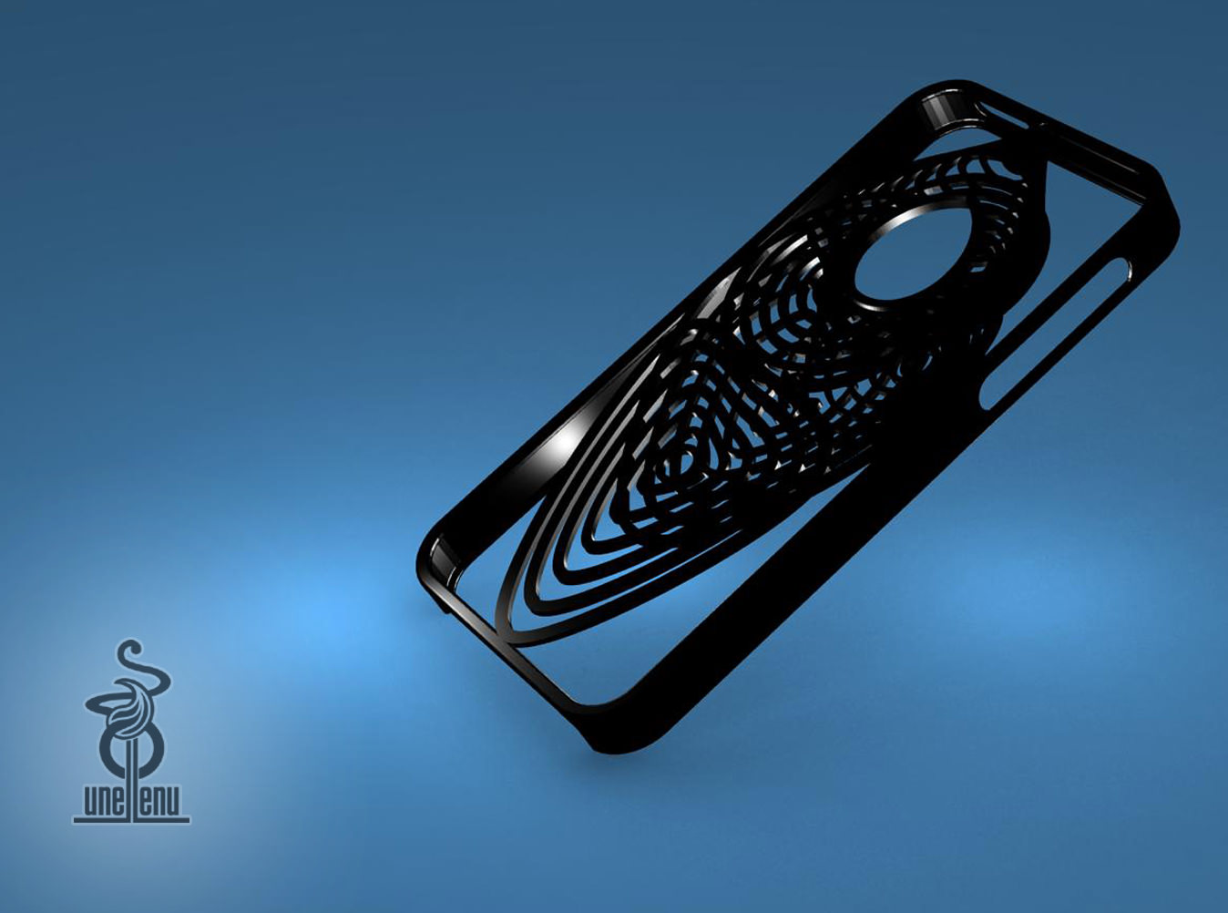 Cocoon iphone 5 case 3D print model_2