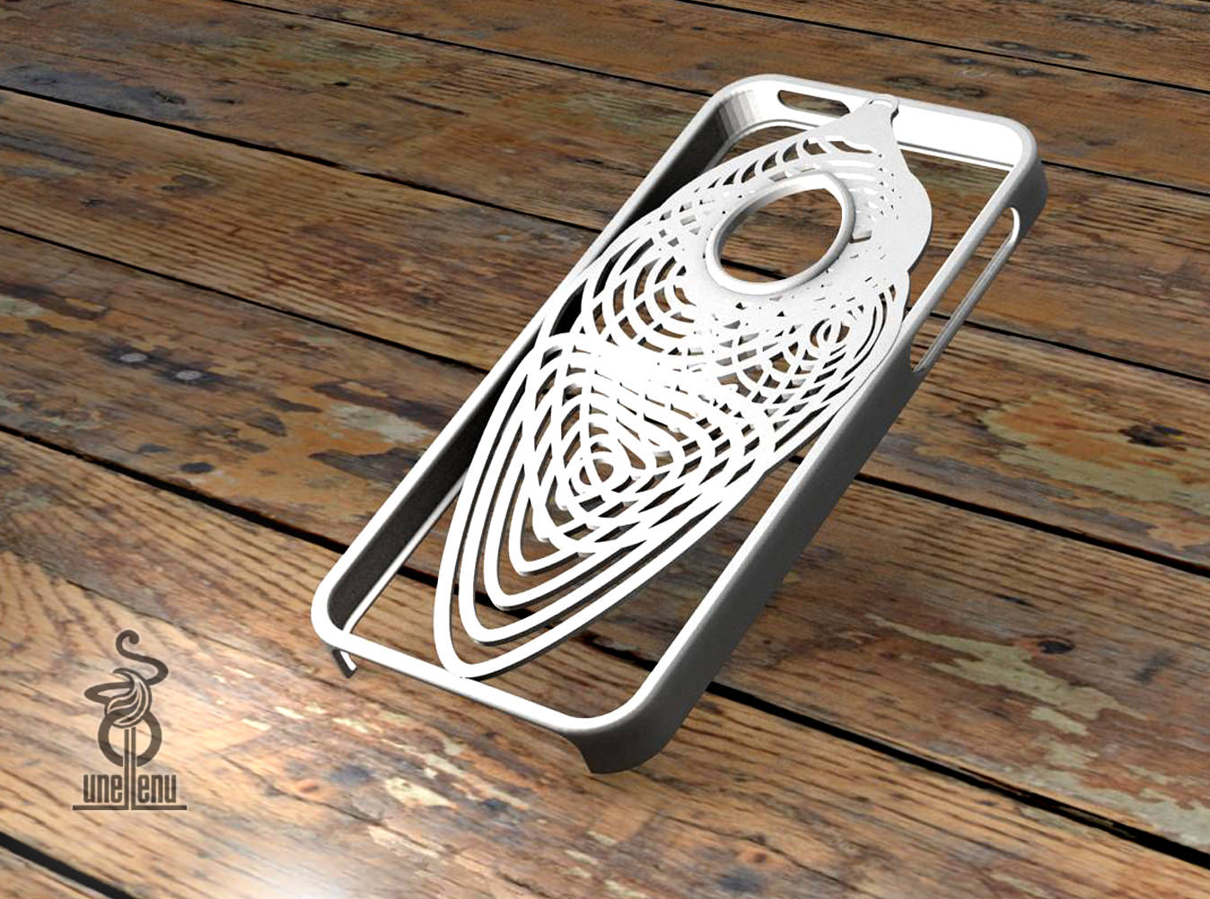 Cocoon iphone 5 case 3D print model_4