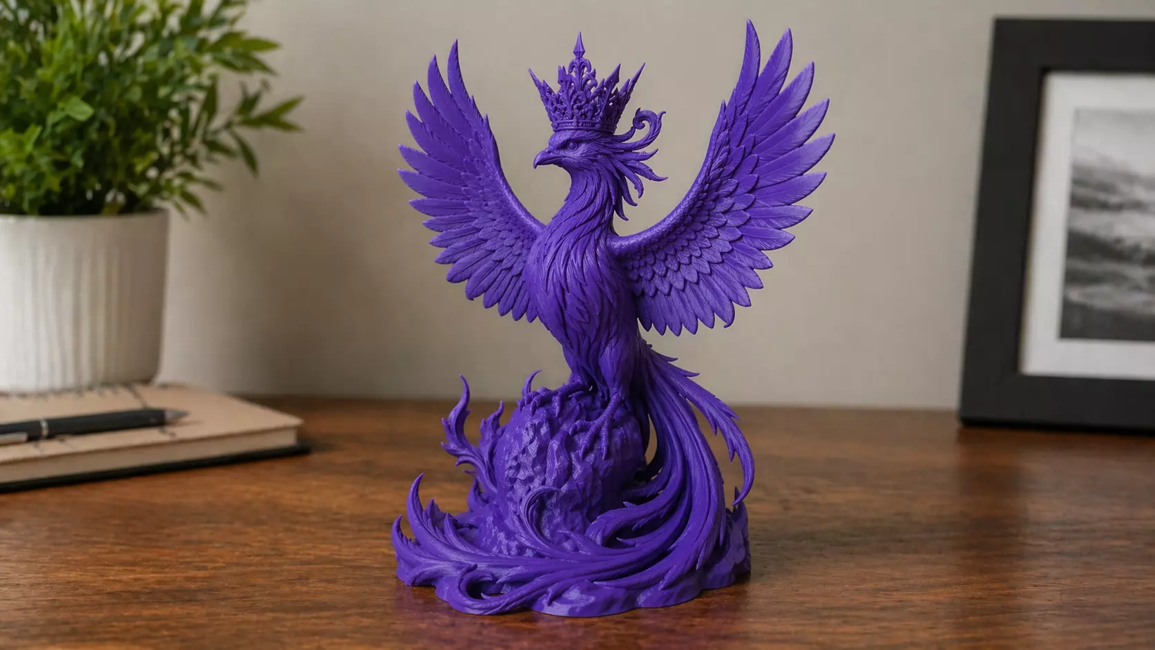 Phoenix Queen Collectible Statue for Resin Fantasy Display 3D print model