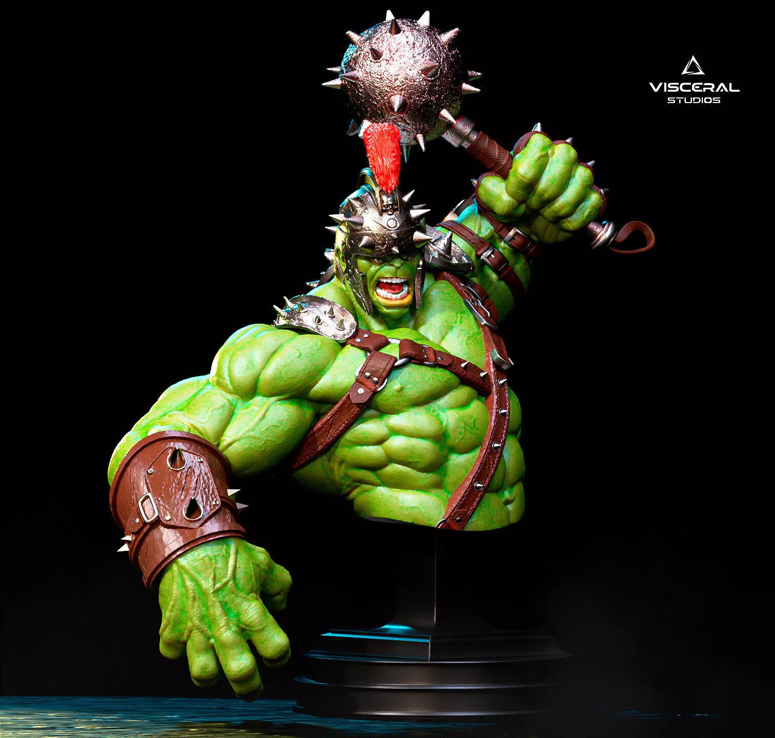 Hulk Gladiator Bust 3D print model