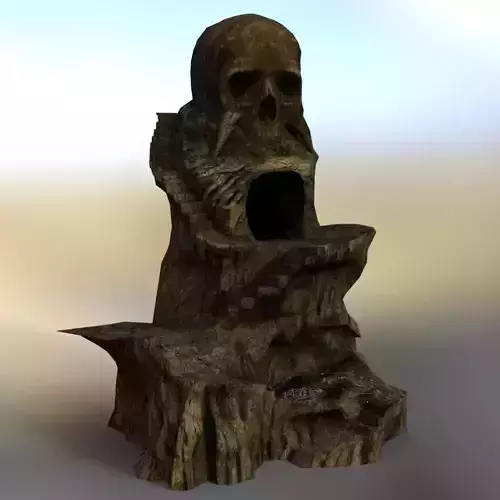 Skull Rock Mountain obj format