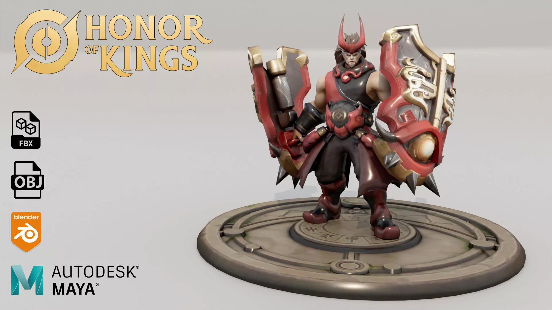 LIAN PO - HONOR OF KINGS 3D print model