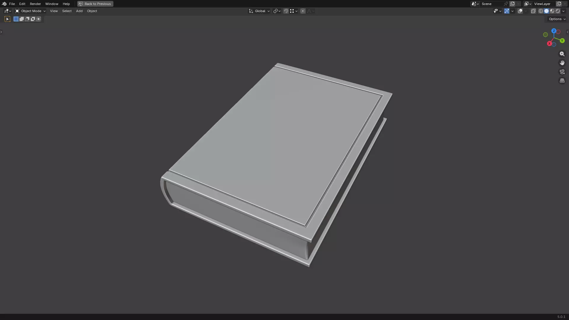 Book Model 3D print model