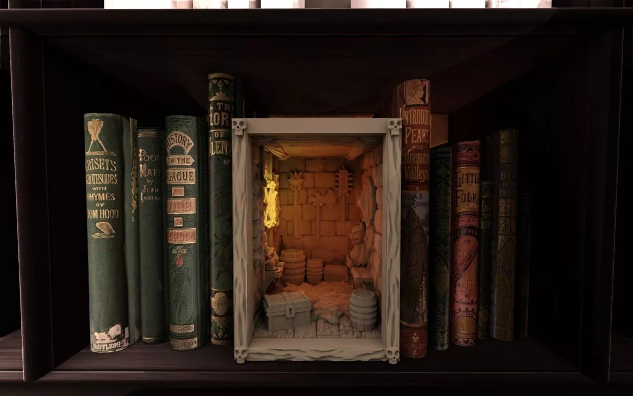 Barbarian s Arsenal Booknook 3D print model