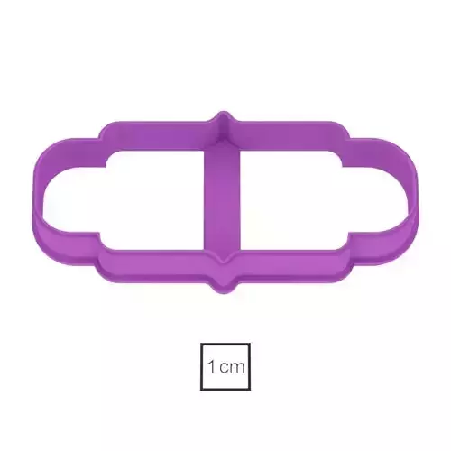 Plate 26 cookie cutter for professional