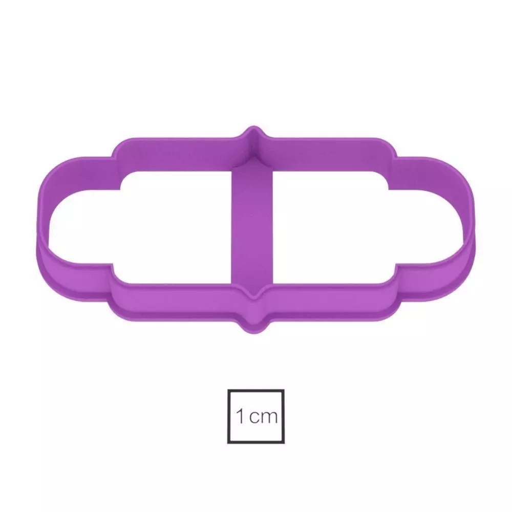 Plate 26 cookie cutter for professional Free 3D print model_0