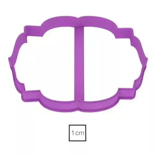 Plate 25 cookie cutter for professional