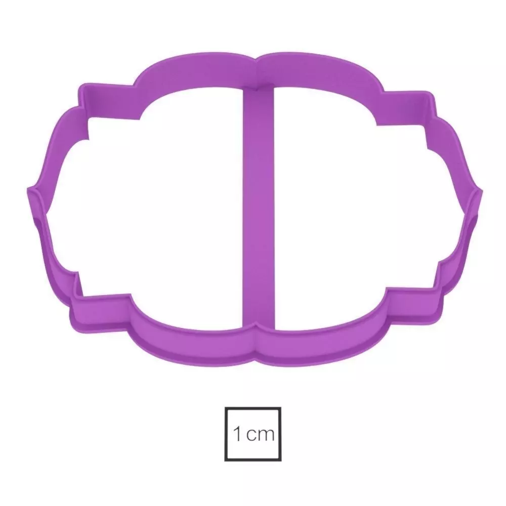 Plate 25 cookie cutter for professional Free 3D print model_0
