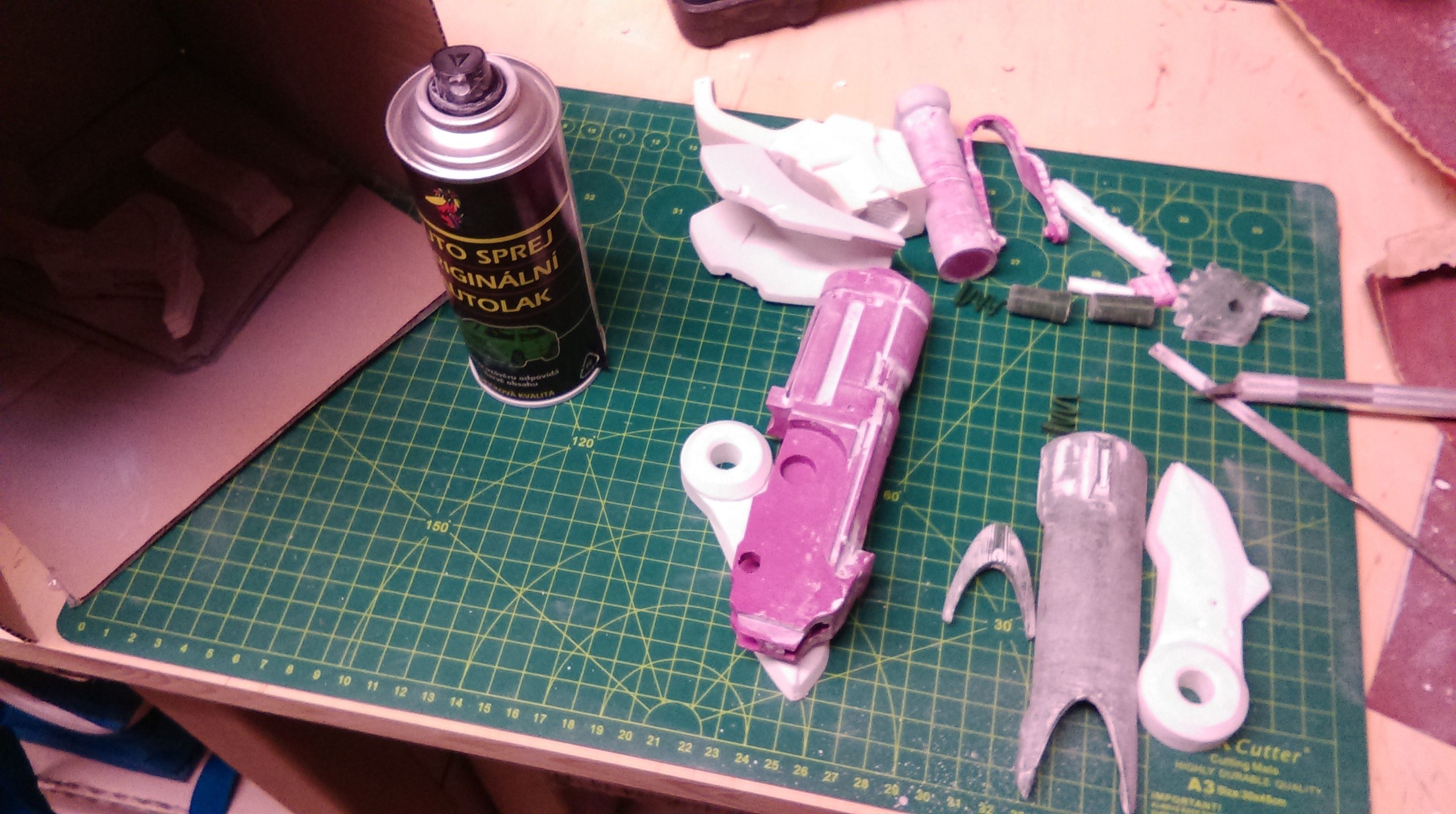 3D printable Overwatch Mercy snap assembly with moving parts 3D print model_9