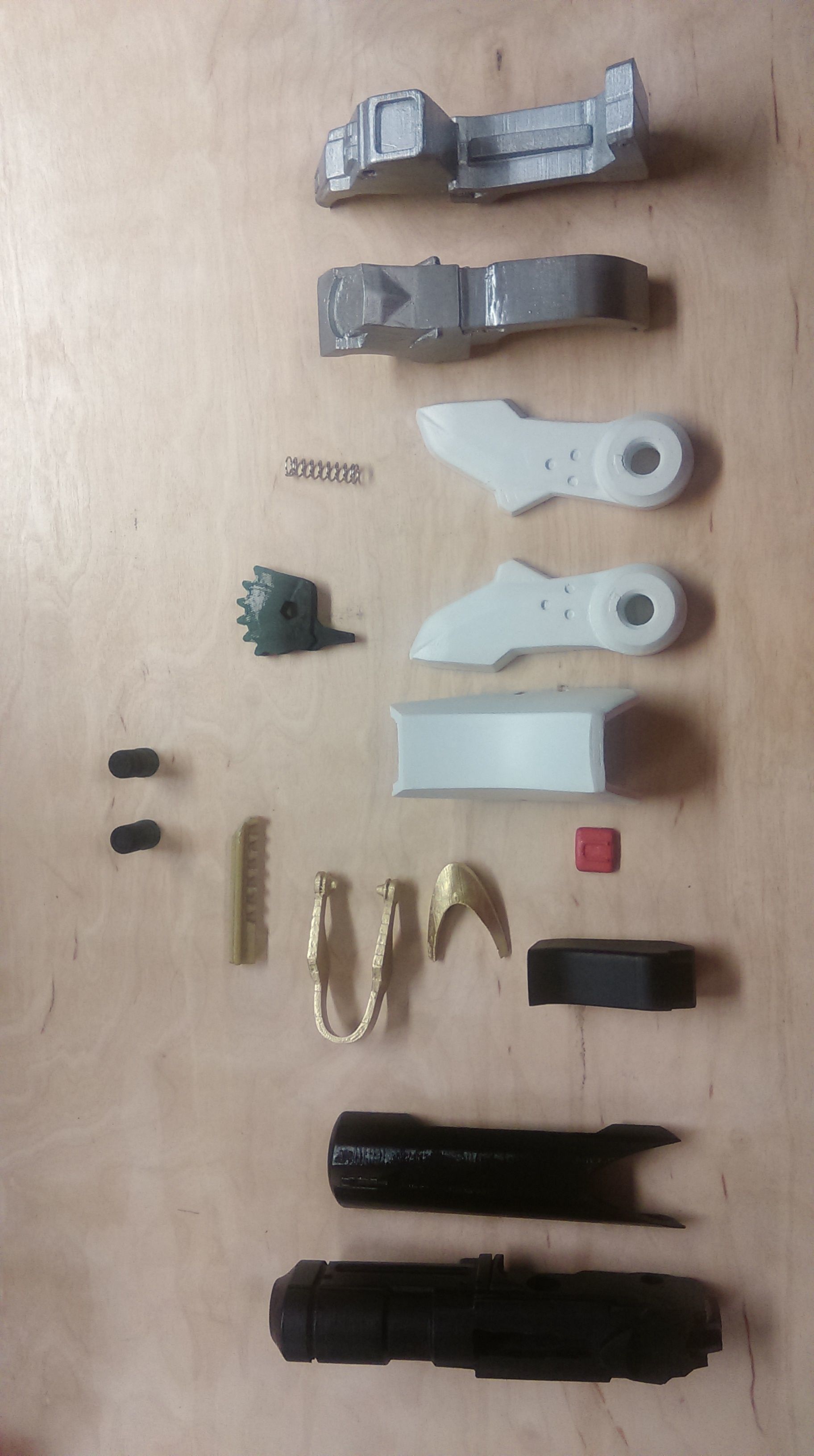 3D printable Overwatch Mercy snap assembly with moving parts 3D print model_5
