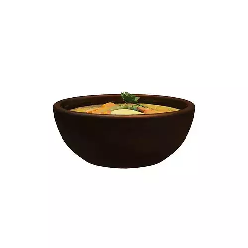 Vegetable Soup Bowl food 3D model