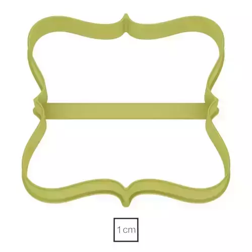 Plate 23 cookie cutter for professional