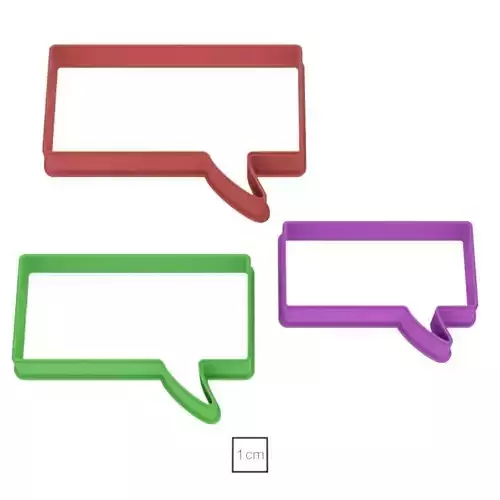 Cloud to comics set 3 cookie cutter for professional