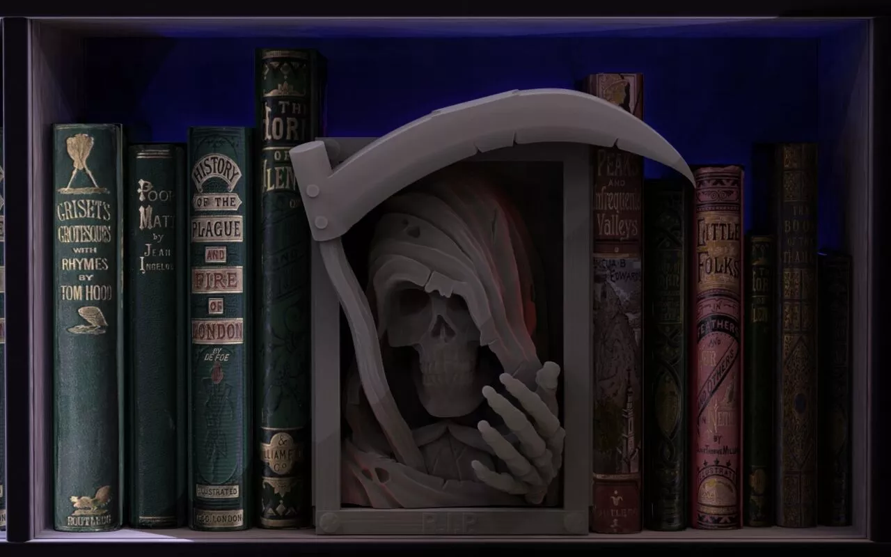 Death Booknook 3D print model