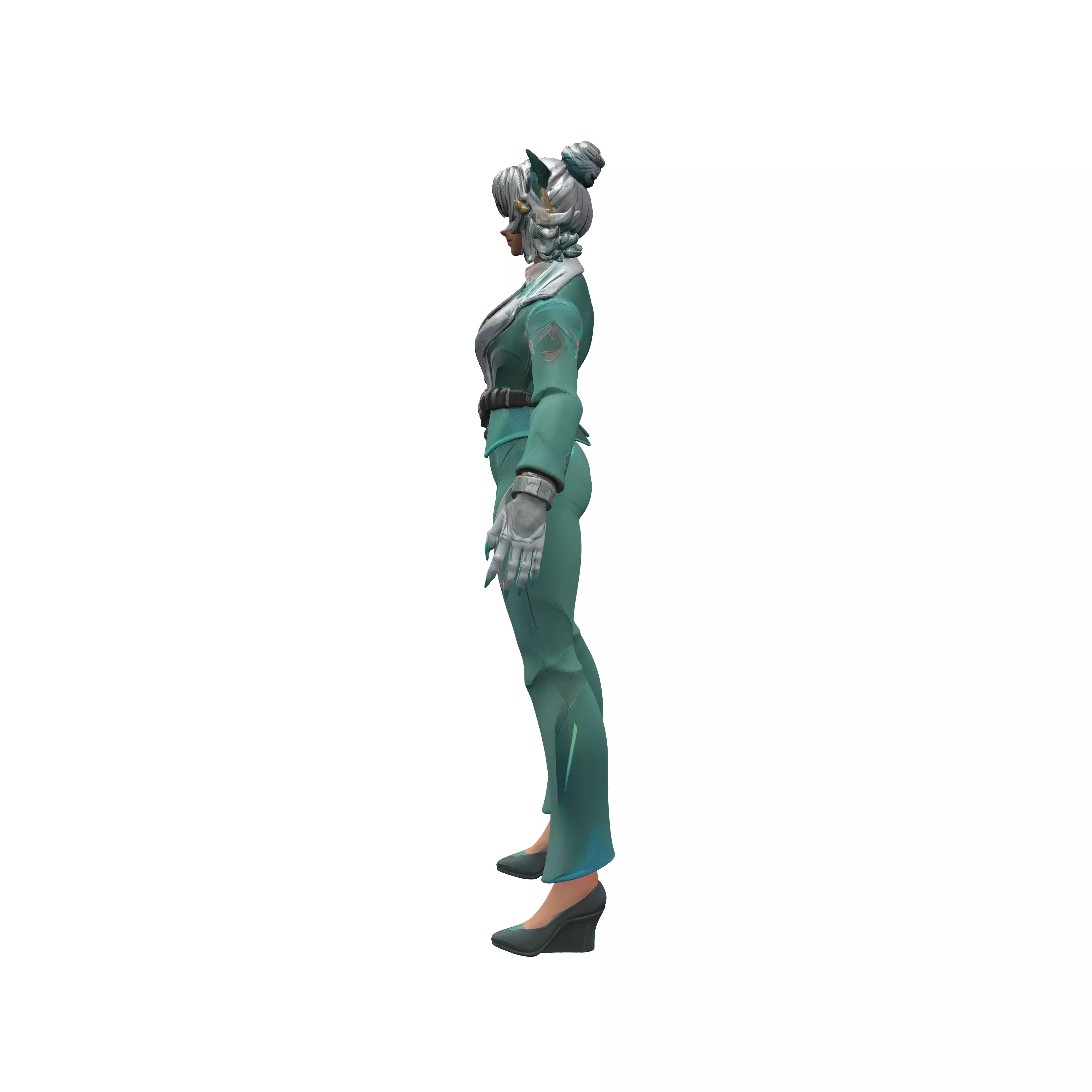 White Fox 3D model