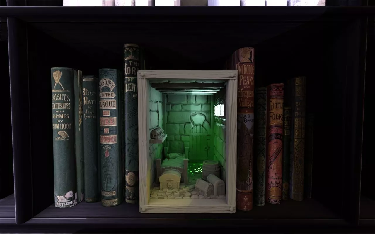 Den of Rogue Booknook 3D print model